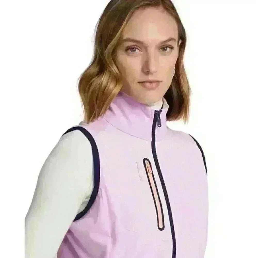NEW RLX Golf Ralph Lauren Women's S Terry Sleeveless Full-Zip Vest NWT $168 - Picture 5 of 5